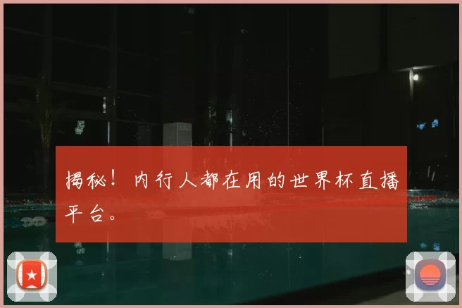 揭秘！内行人都在用的世界杯直播平台。